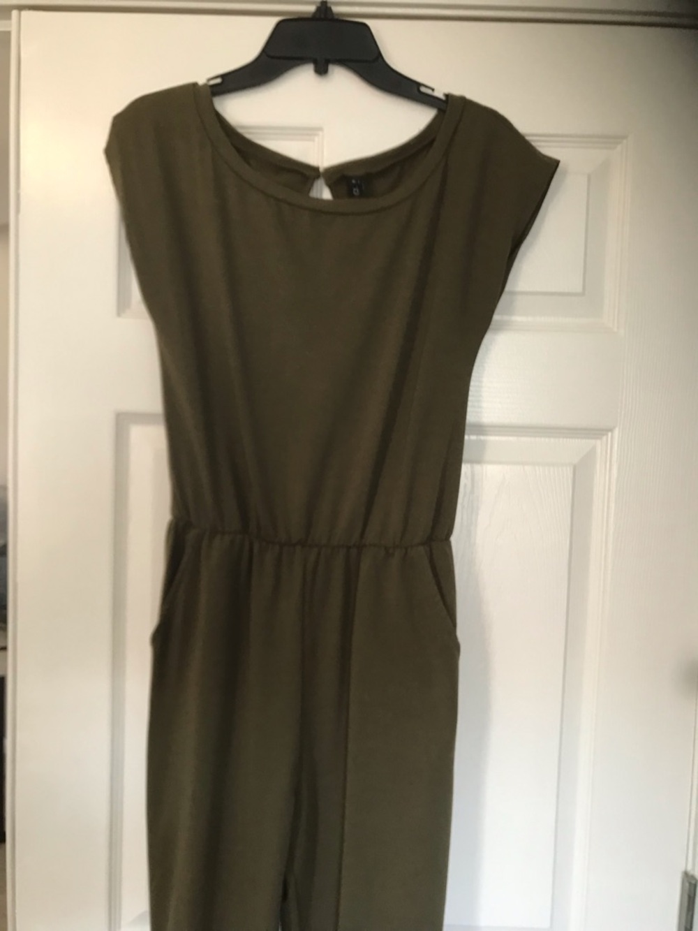 Olive Green Women's Jumpsuit - Picture 5 of 10